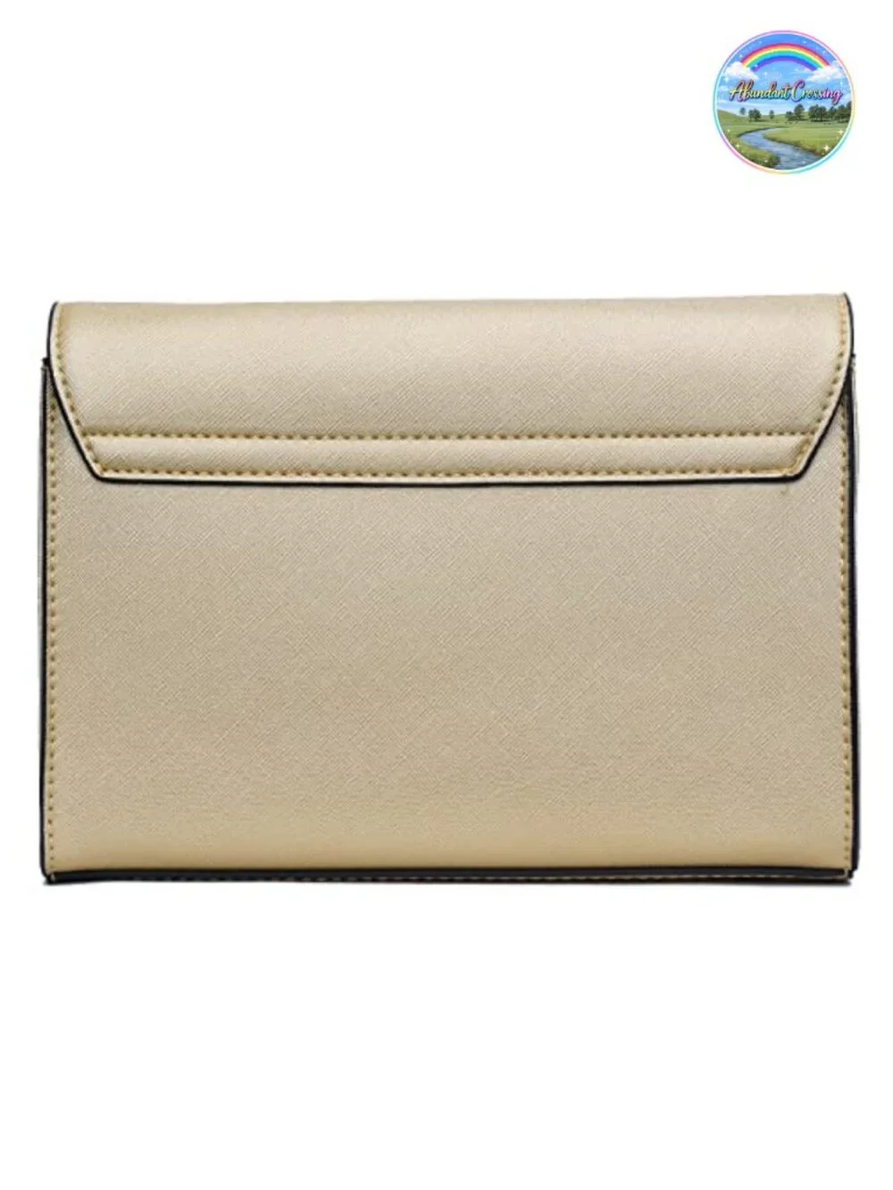 Faux Leather Envelope Clutch with Detachable Chain, Evening Handbag for Party